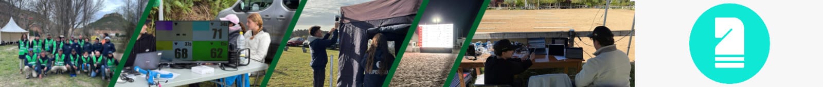 فريق سوبر إيكوس يعمل خلال سباق قدرة