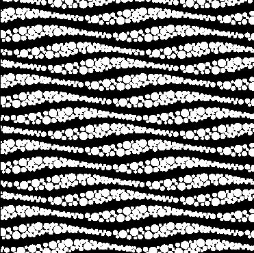 Dotted circles pattern